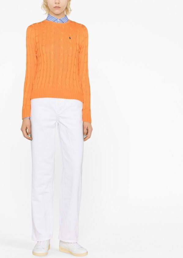 Polo Ralph Lauren Kabelgebreide trui Oranje
