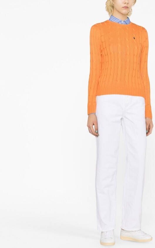 Polo Ralph Lauren Kabelgebreide trui Oranje