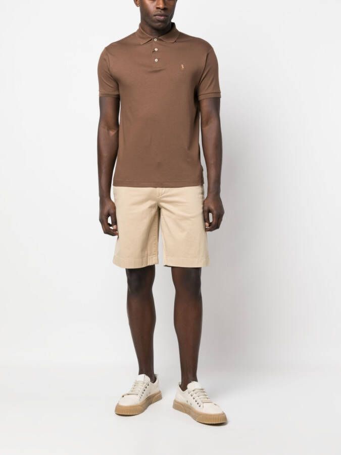 Polo Ralph Lauren Katoenen poloshirt Bruin