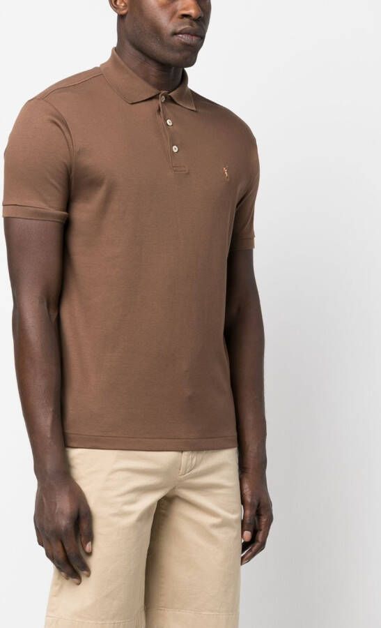 Polo Ralph Lauren Katoenen poloshirt Bruin