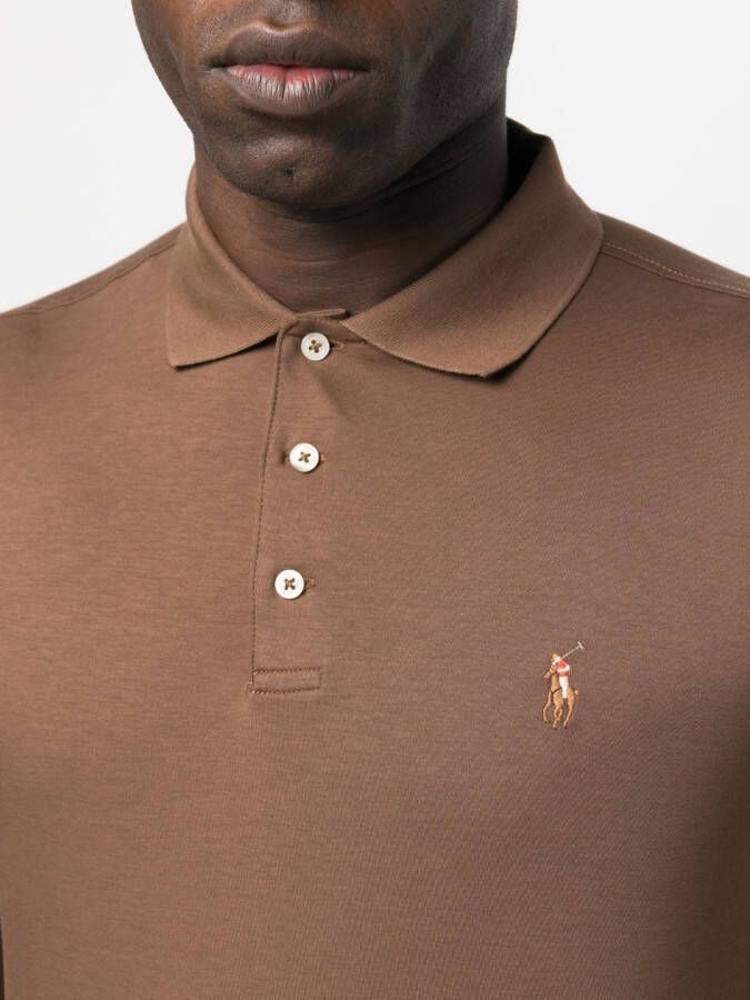 Polo Ralph Lauren Katoenen poloshirt Bruin