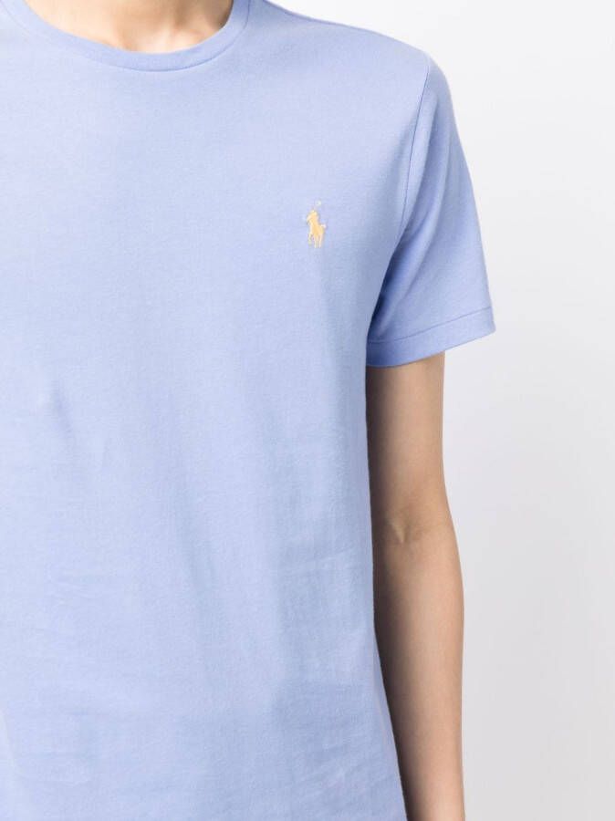 Polo Ralph Lauren T-shirt met ronde hals Paars