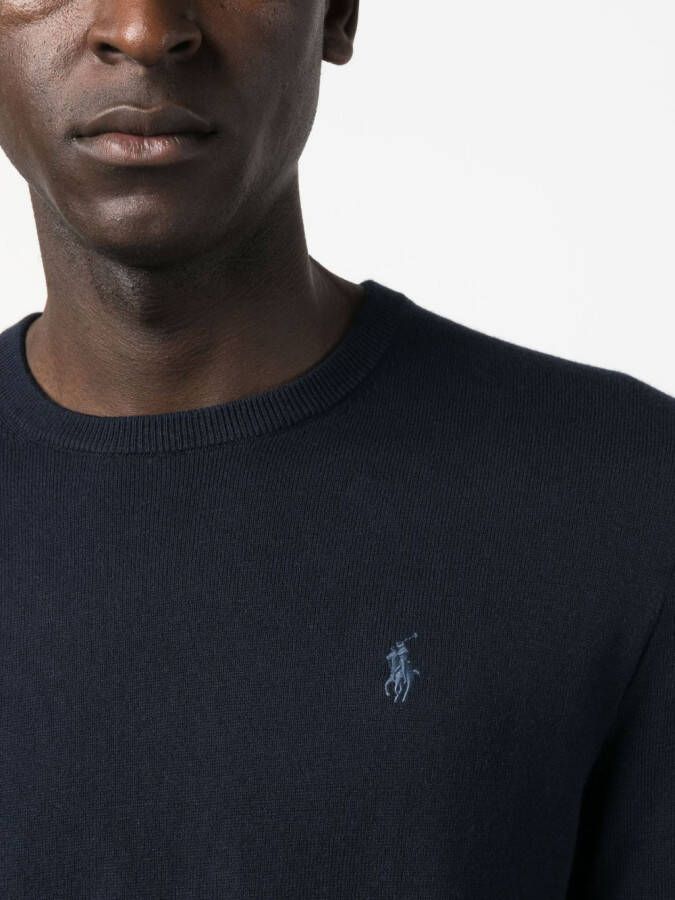 Polo Ralph Lauren Trui met borduurwerk Blauw