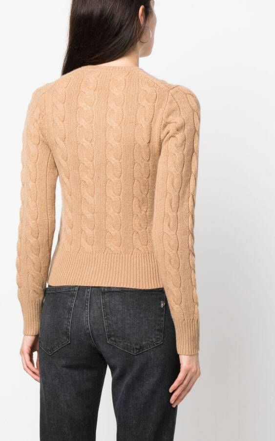 Polo Ralph Lauren Kabelgebreid vest Beige