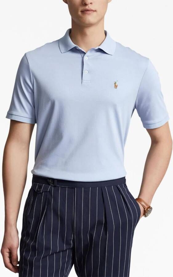 Polo Ralph Lauren Polo Pony poloshirt met borduurwerk Blauw