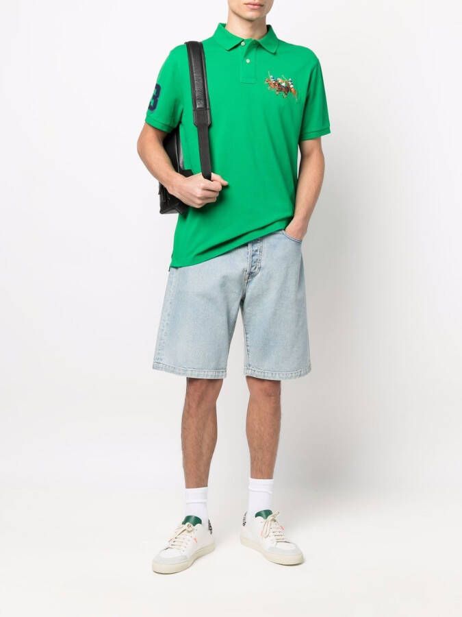 Polo Ralph Lauren Poloshirt met borduurwerk Groen