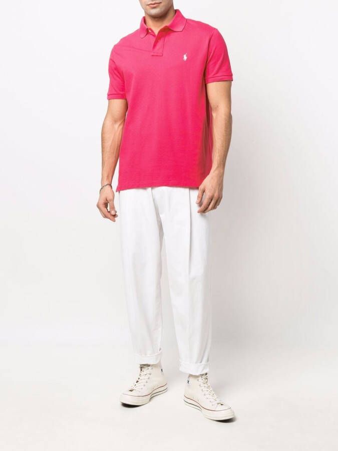 Polo Ralph Lauren Poloshirt met borduurwerk Roze
