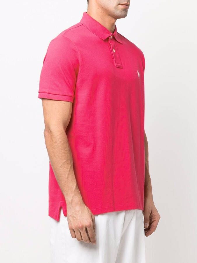 Polo Ralph Lauren Poloshirt met borduurwerk Roze
