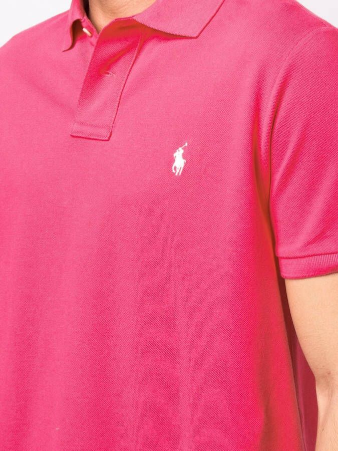 Polo Ralph Lauren Poloshirt met borduurwerk Roze