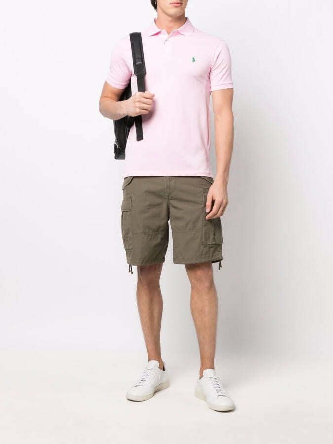 Polo Ralph Lauren Poloshirt met borduurwerk Roze