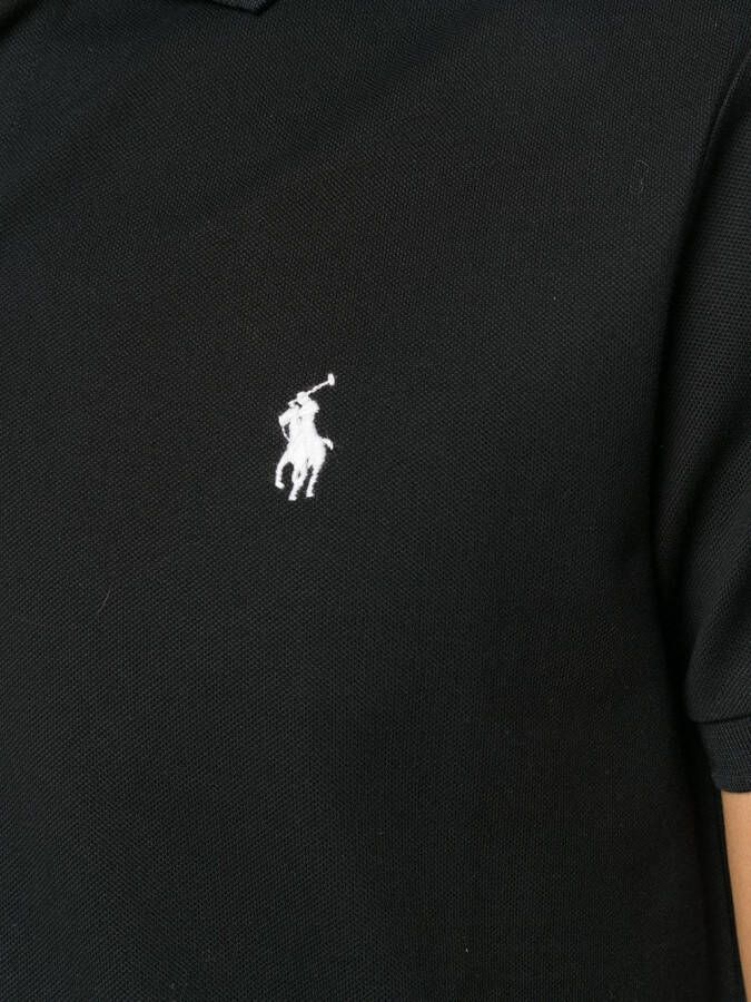 Polo Ralph Lauren Poloshirt met contrasterend logo Zwart