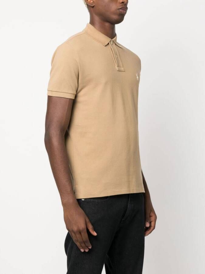 Polo Ralph Lauren Poloshirt met geborduurd logo Beige