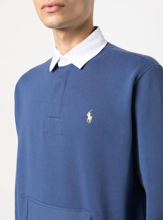 Polo Ralph Lauren Poloshirt met geborduurd logo Blauw
