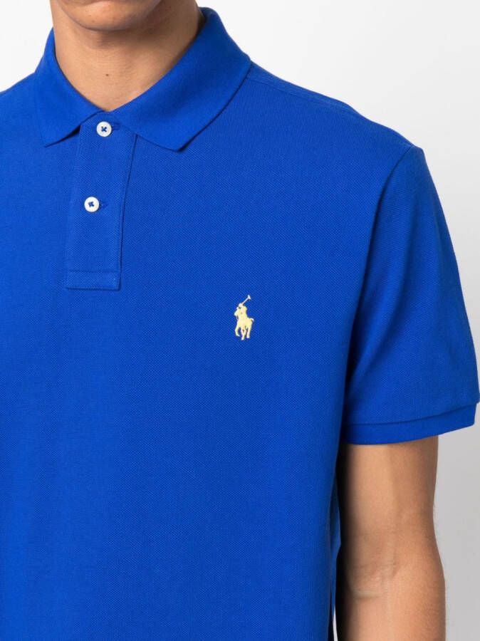 Polo Ralph Lauren Poloshirt met geborduurd logo Blauw