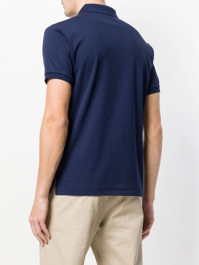 Polo Ralph Lauren Katoenen poloshirt met geborduurd logo Blauw