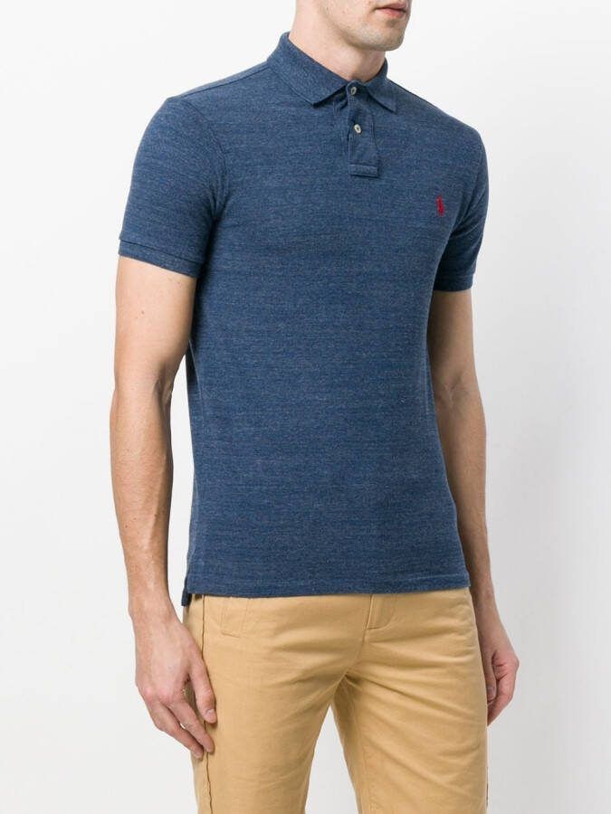 Polo Ralph Lauren Poloshirt met geborduurd logo Blauw