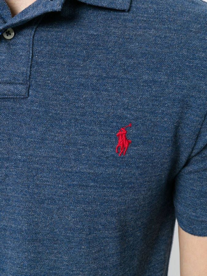 Polo Ralph Lauren Poloshirt met geborduurd logo Blauw