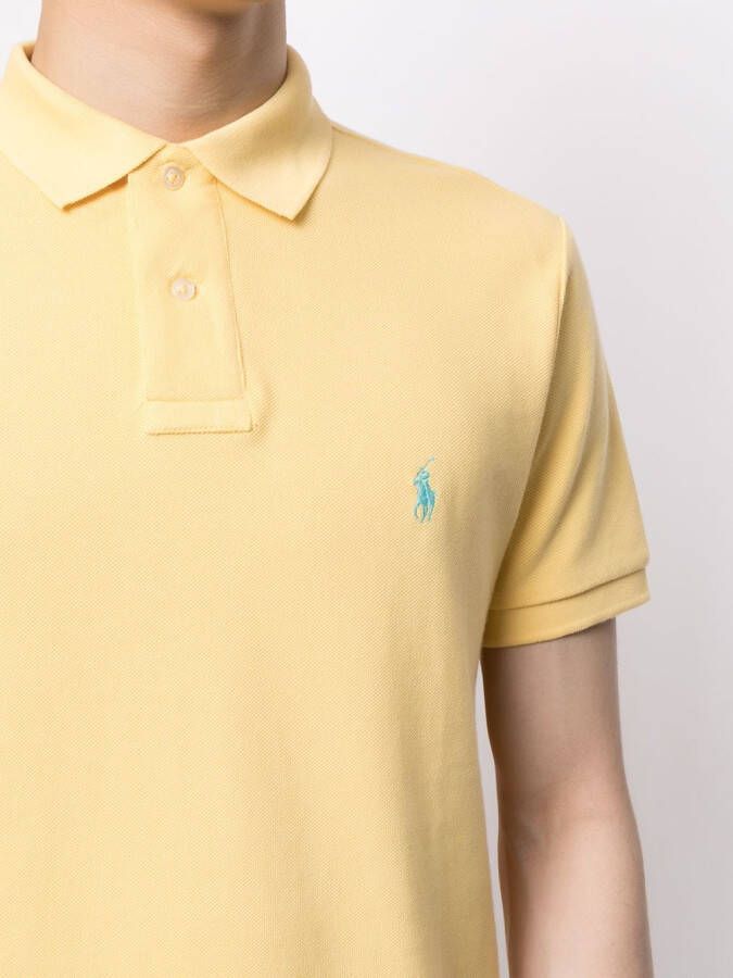 Polo Ralph Lauren Poloshirt met geborduurd logo Geel