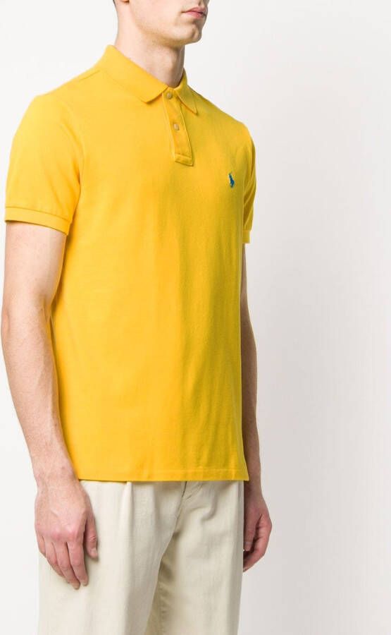 Polo Ralph Lauren Poloshirt met geborduurd logo Geel