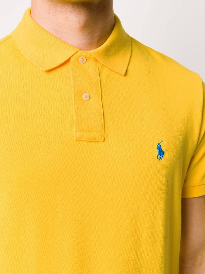 Polo Ralph Lauren Poloshirt met geborduurd logo Geel
