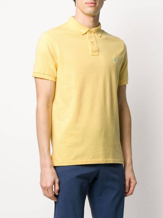 Polo Ralph Lauren Poloshirt met geborduurd logo Geel