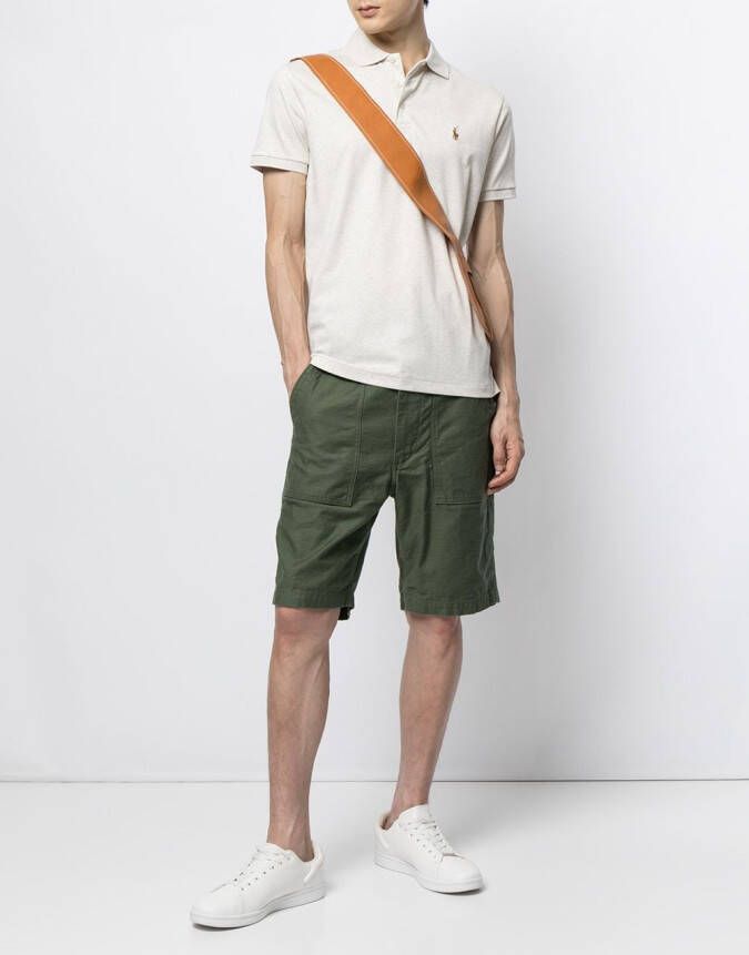Polo Ralph Lauren Poloshirt met geborduurd logo Grijs