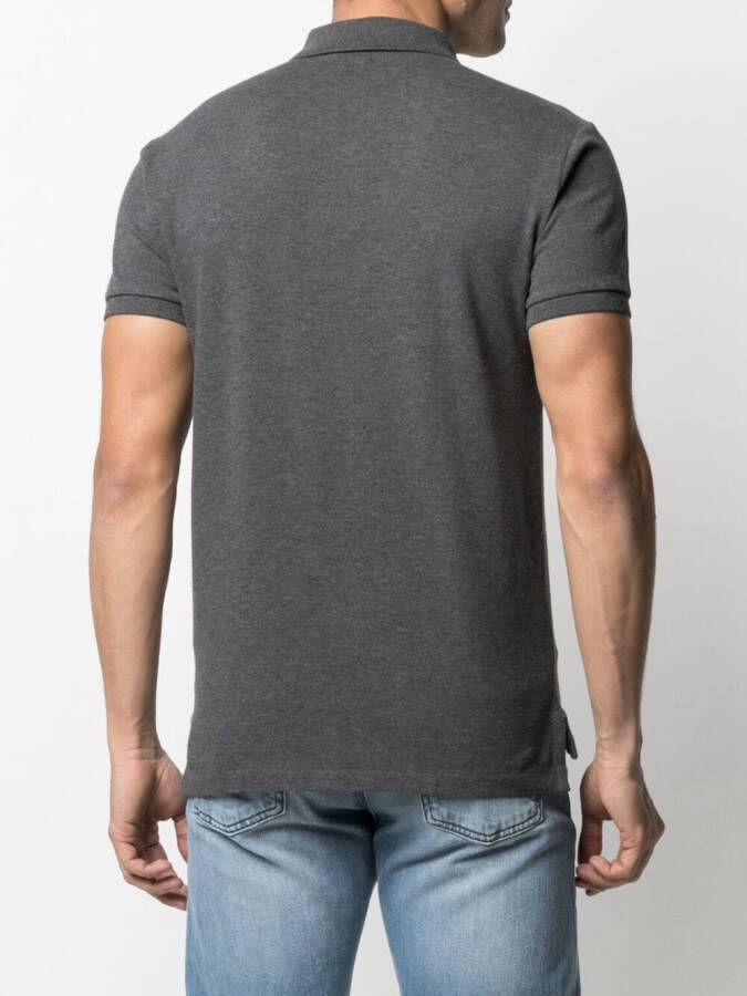 Polo Ralph Lauren Poloshirt met geborduurd logo Grijs
