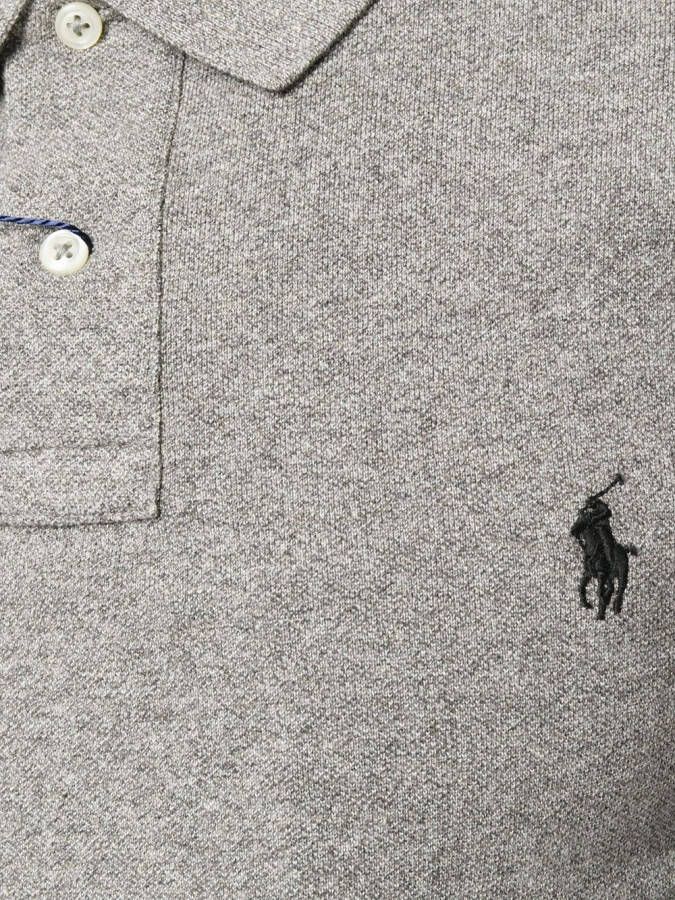 Polo Ralph Lauren Poloshirt met geborduurd logo Grijs