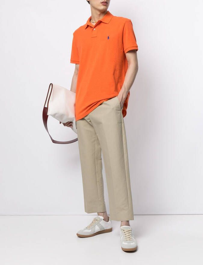 Polo Ralph Lauren Poloshirt met geborduurd logo Oranje