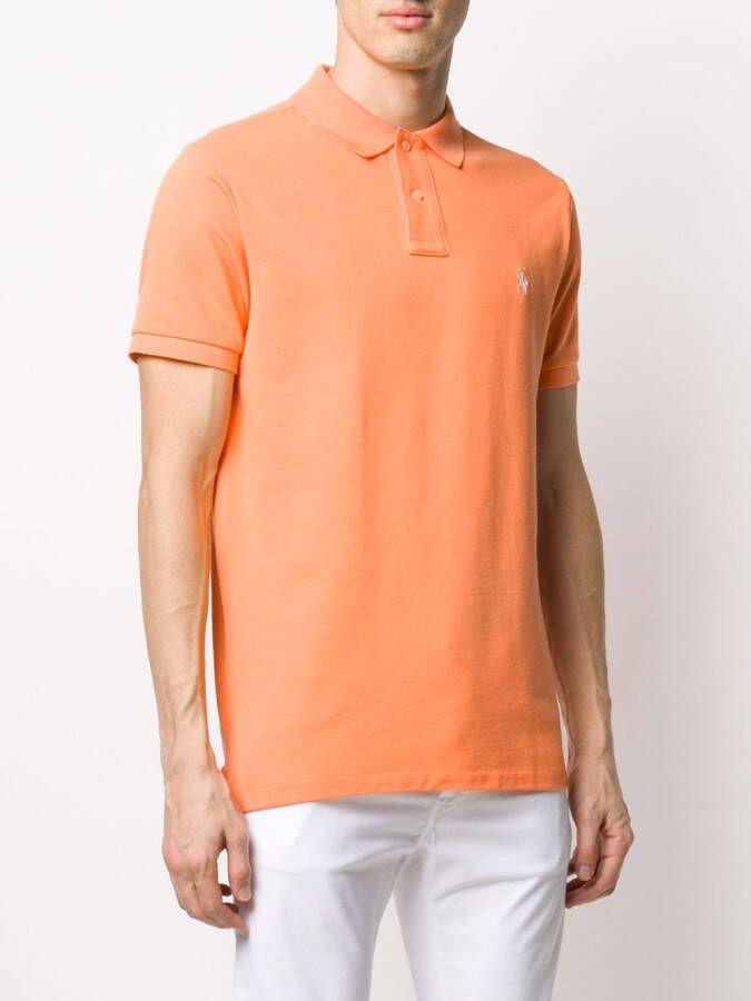 Polo Ralph Lauren Poloshirt met geborduurd logo Oranje