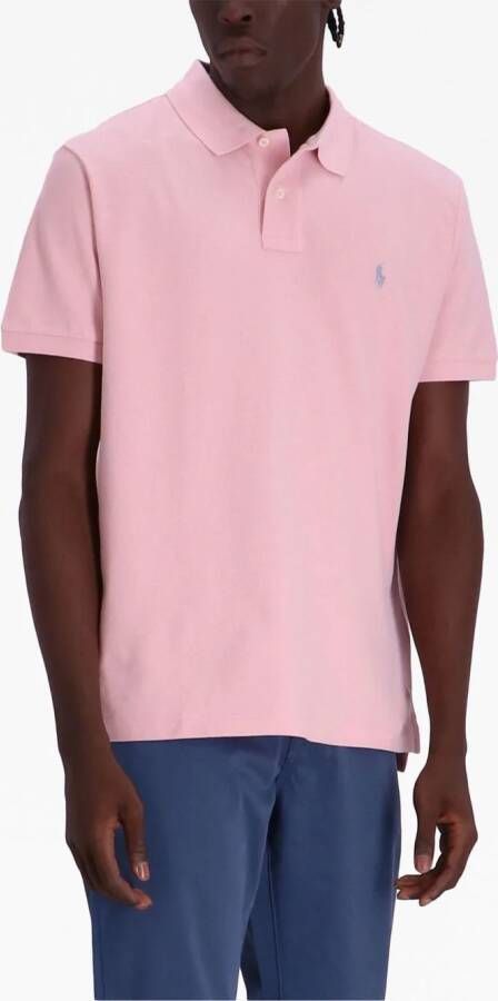 Polo Ralph Lauren Poloshirt met geborduurd logo Roze