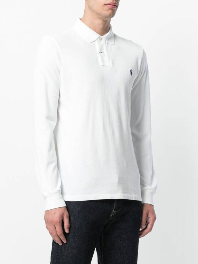Polo Ralph Lauren Poloshirt met geborduurd logo Wit