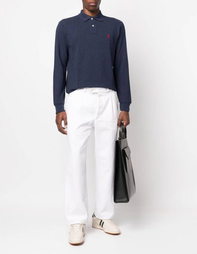 Polo Ralph Lauren Poloshirt met lange mouwen Blauw