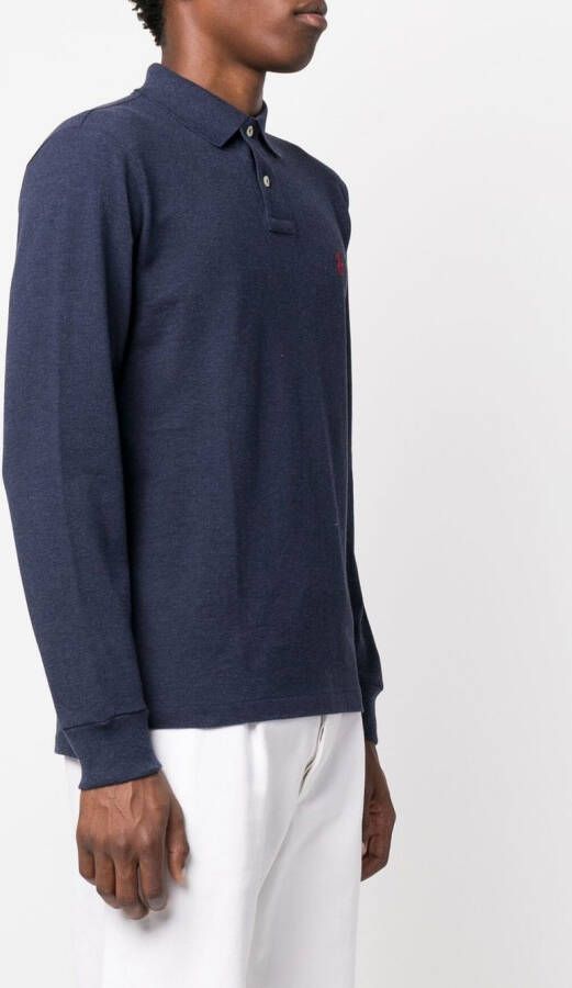 Polo Ralph Lauren Poloshirt met lange mouwen Blauw