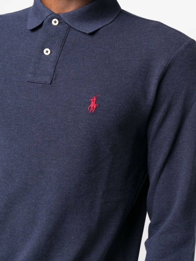 Polo Ralph Lauren Poloshirt met lange mouwen Blauw