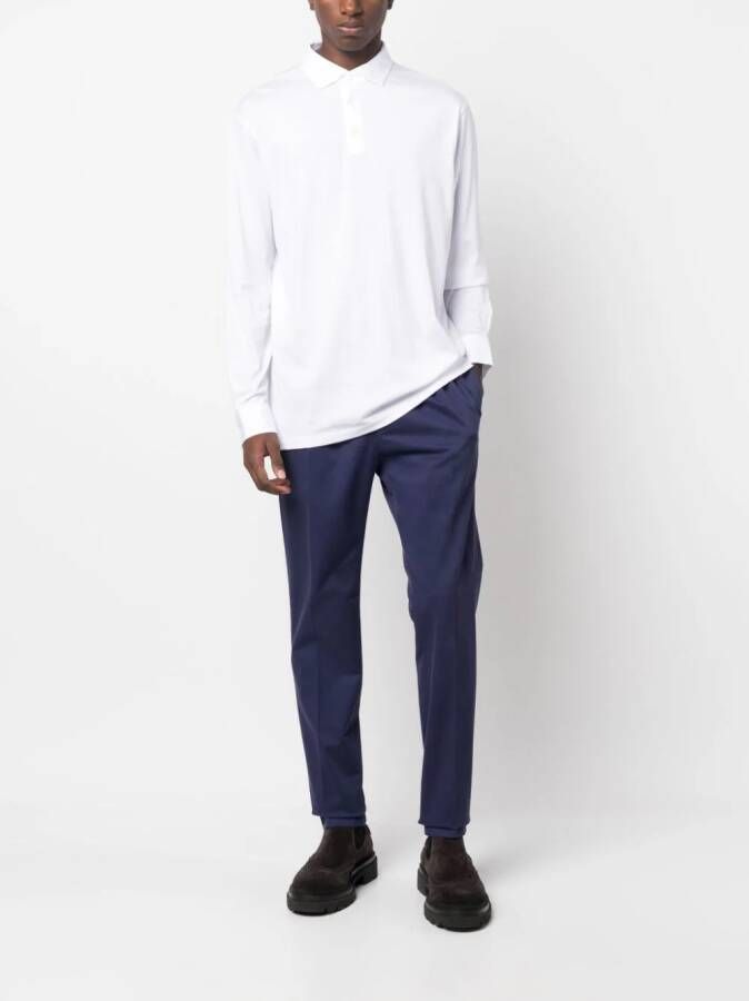 Polo Ralph Lauren Poloshirt met lange mouwen Wit