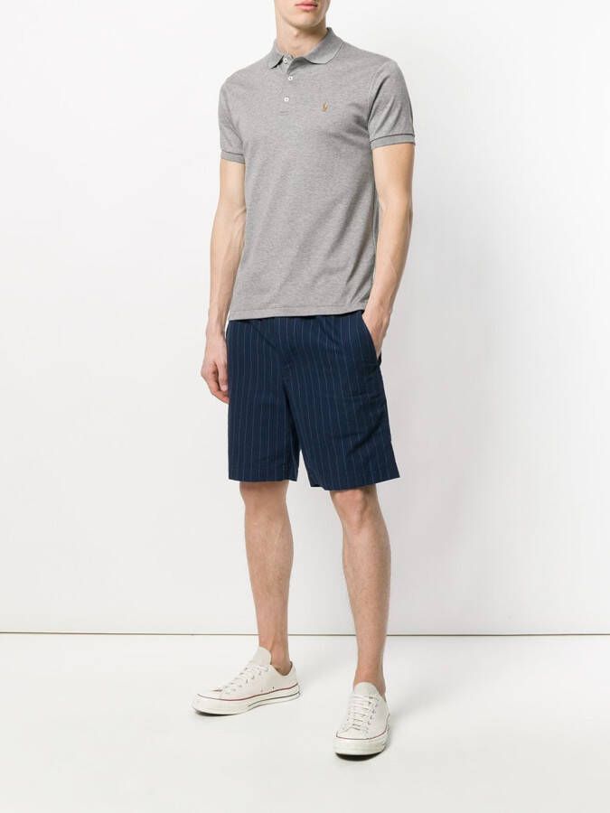 Polo Ralph Lauren Poloshirt met geborduurd logo Grijs