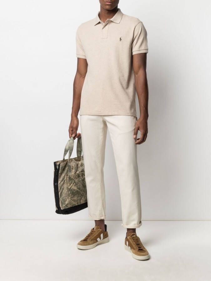 Polo Ralph Lauren Poloshirt verfraaid met logo Beige