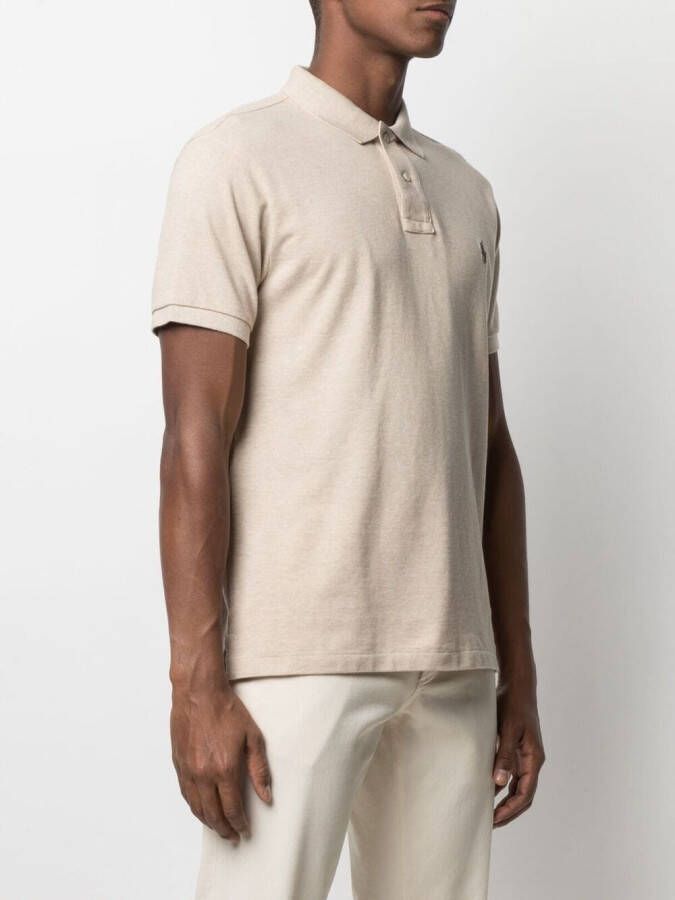 Polo Ralph Lauren Poloshirt verfraaid met logo Beige