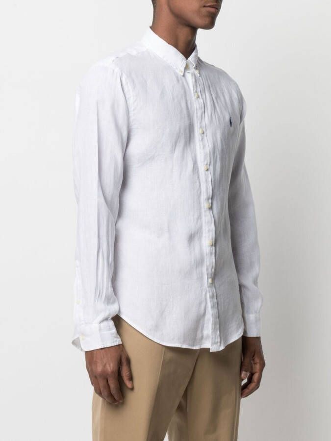 Polo Ralph Lauren Popeline overhemd Wit