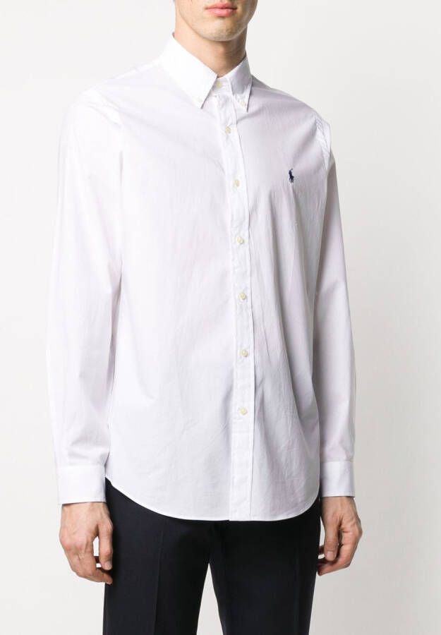 Polo Ralph Lauren Popeline overhemd Wit