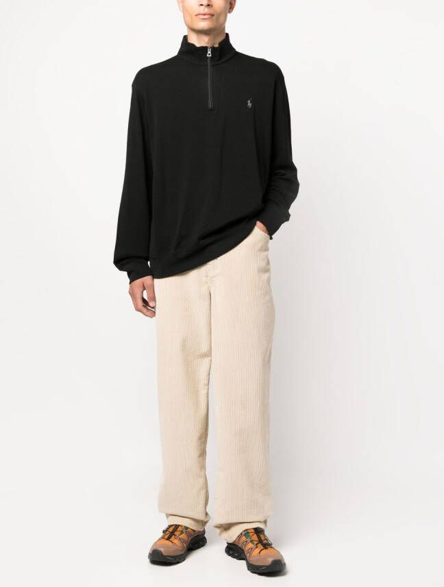 Polo Ralph Lauren Pullover met logopatch Zwart