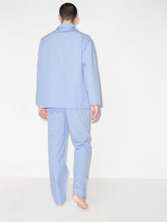 Polo Ralph Lauren Pyjama met gingham ruit Blauw