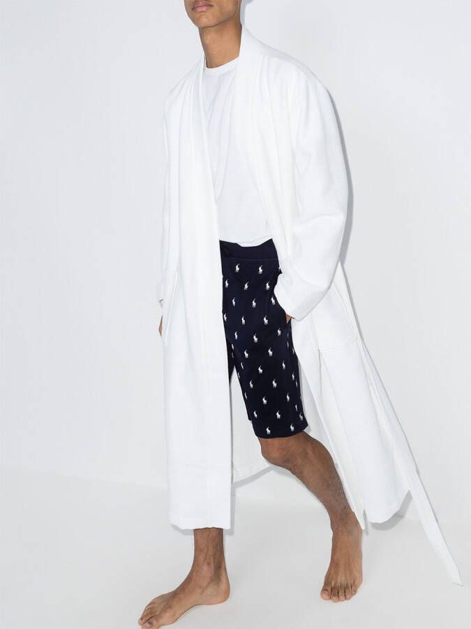 Polo Ralph Lauren Pyjamashorts met logoprint Blauw