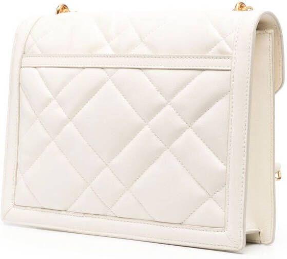 Polo Ralph Lauren Envelop gewatteerde schoudertas Wit