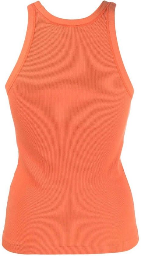 Polo Ralph Lauren Ribgebreide tanktop Oranje