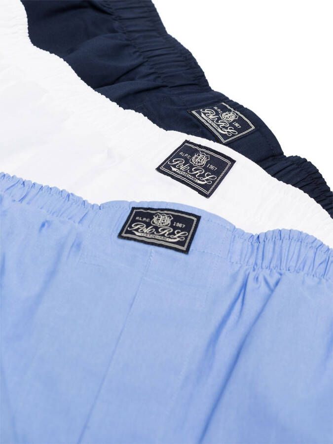 Polo Ralph Lauren Set van drie boxershorts Blauw