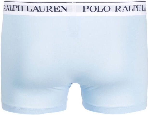 Polo Ralph Lauren Set van drie boxershorts met logoband Blauw