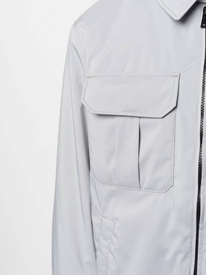 Polo Ralph Lauren Shirtjack met logopatch Grijs