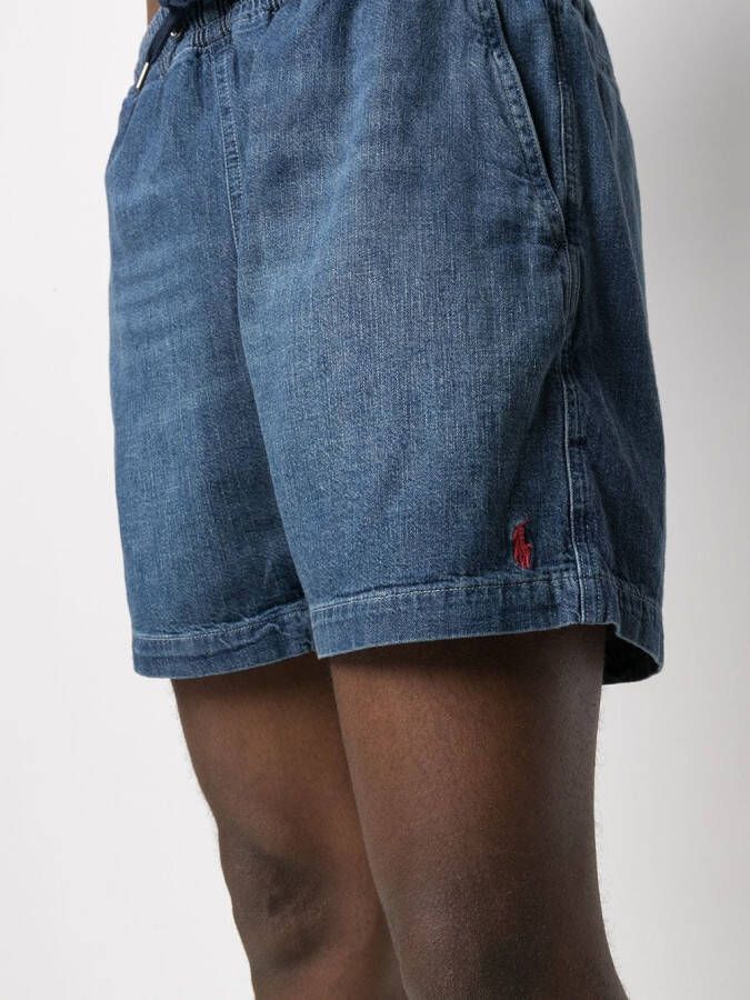 Polo Ralph Lauren Shorts met logopatch Blauw